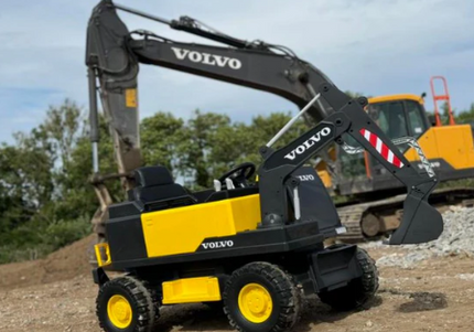 12V Volvo Digger Ride On Powered Car for Kids