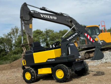 12V Volvo Digger Ride On Powered Car for Kids