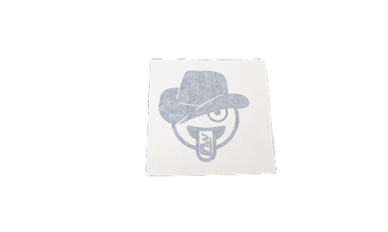 Cowboy Emoji Vinyl Sticker