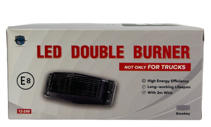 LED Double Burner: Smokey (Dual Colour)