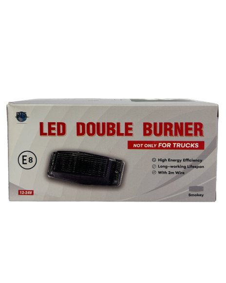 LED Double Burner: Smokey (Dual Colour)