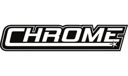 Chrome Logo Vinyl Sticker