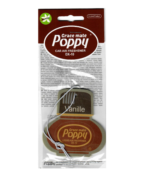 Gracemate Poppy Card Air Fresheners