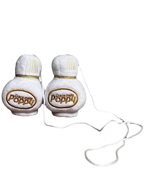 Gracemate: Plush White Poppy Dice