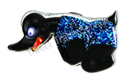 Pin: Angry Duck - Blue
