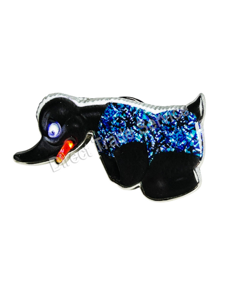 Pin: Angry Duck - Blue