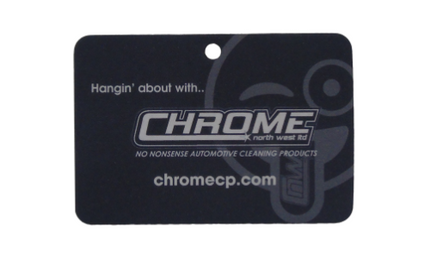 CHROME: Hangin' About Air Freshener - Black (Vanilla)