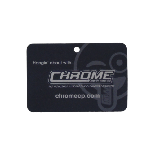 CHROME: Hangin' About Air Freshener - Black (Vanilla)