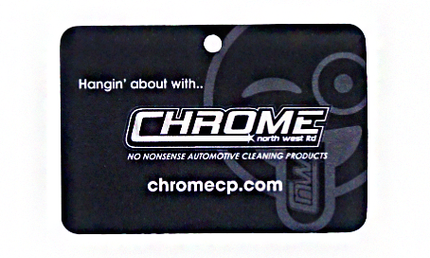 CHROME: Hangin' About Air Freshener - Black (Vanilla)