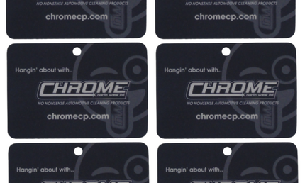 CHROME: Hangin' About Air Freshener - Black (Vanilla)