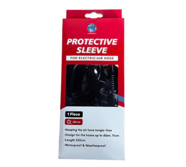 Air Hose Protective Sleeve: Black