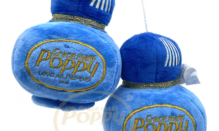 Gracemate: Plush Blue Poppy Dice