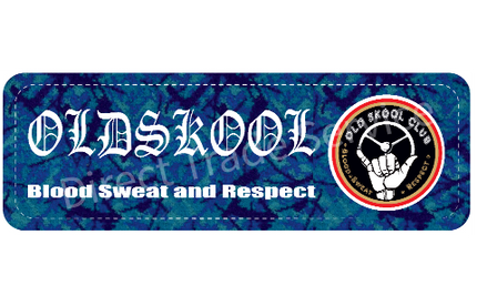 Dashboard Mat: Old Skool Pluche (Blue)