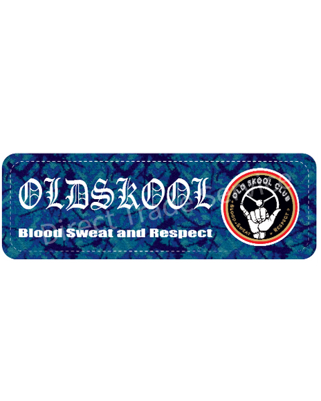 Dashboard Mat: Old Skool Pluche (Blue)