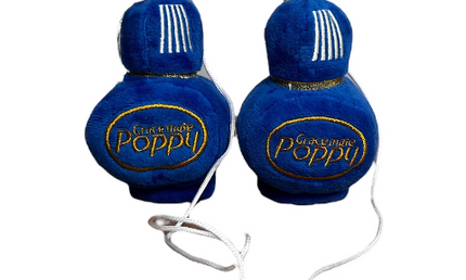 Gracemate: Plush Blue Poppy Dice