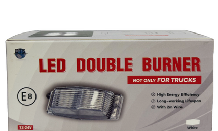 LED Double Burner: White (Dual Colour)