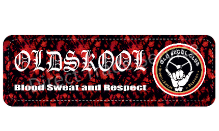 Dashboard Mat: Old Skool Pluche (Red)