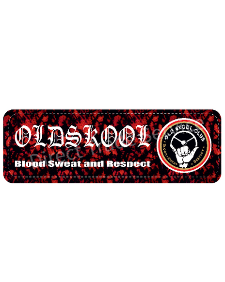 Dashboard Mat: Old Skool Pluche (Red)