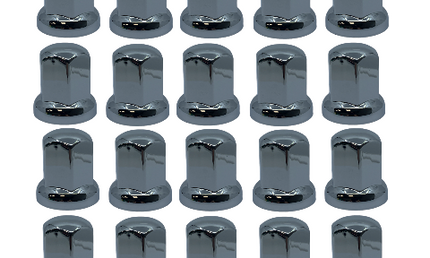 Wheel Nut Covers: Chrome High 32mm (20)
