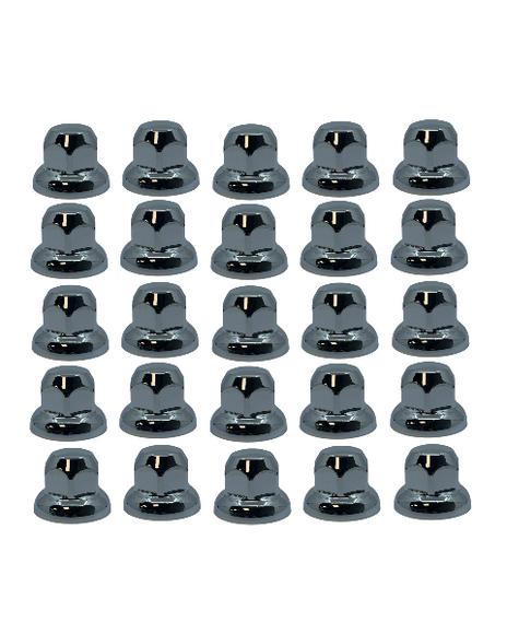 Wheel Nut Covers: Chrome Low 32mm (20)