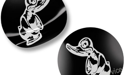 Sticker Set: Angry Duck