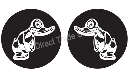Sticker Set: Angry Duck