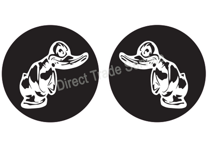 Sticker Set: Angry Duck