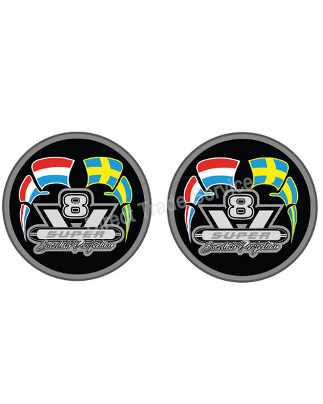 Sticker Set: V8 Swedish Perfection