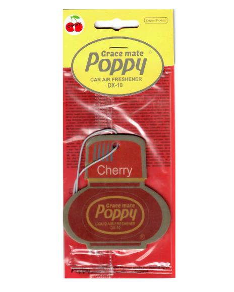 Gracemate Poppy Card Air Fresheners