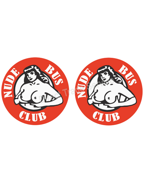 Sticker Set: Nude Bus Club