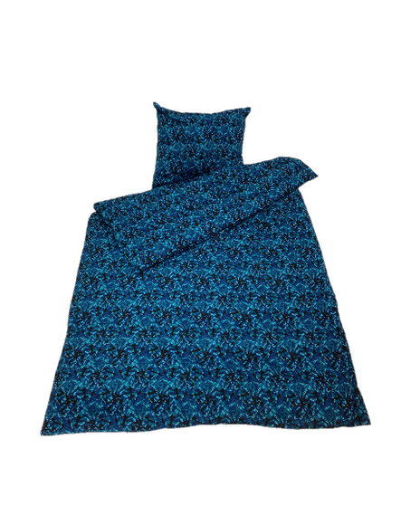 Danish Pluche: European Single Bed Sheets - Blue