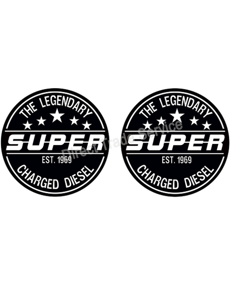 Sticker Set: Super Black
