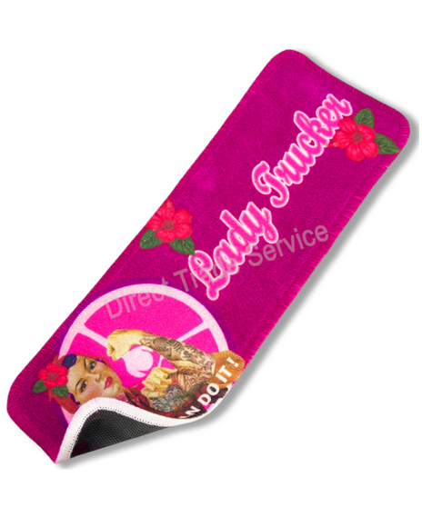 Dashboard Mat: Lady Trucker