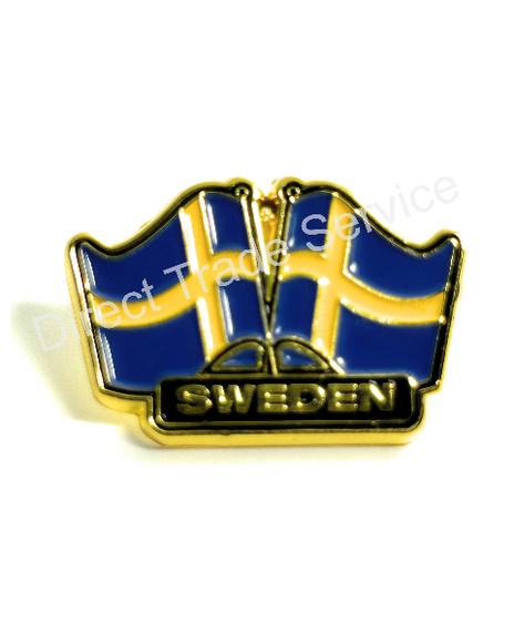 Pin: Sweden Flags