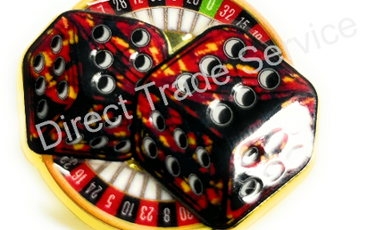 Pin: Danish Pluche Dice - Red