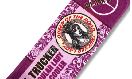 Dashboard Mat: Queen of The Road (Purple)