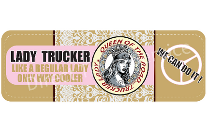 Dashboard Mat: Queen of The Road (Beige)