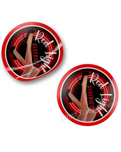 Sticker Set: Red Light District "Black Heels"