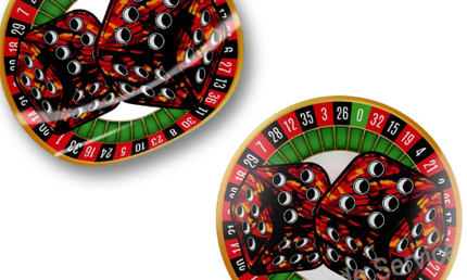 Sticker Set: Danish Pluche Dice - Red