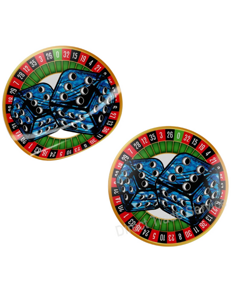 Sticker Set: Danish Pluche Dice - Blue