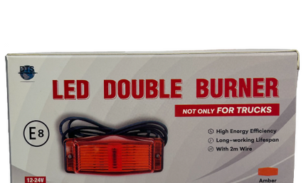 LED Double Burner: Amber
