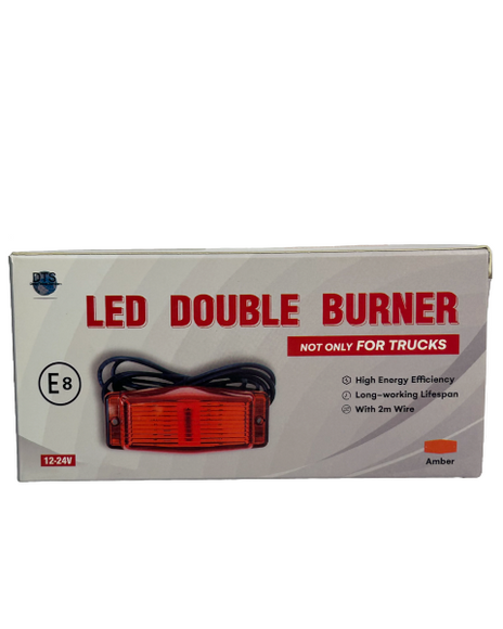 LED Double Burner: Amber