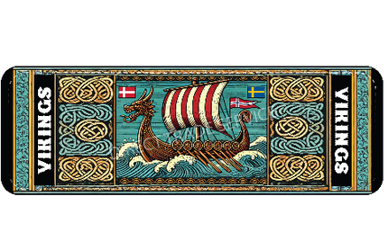 Dashboard Mat: Viking Ship
