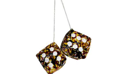 Danish Pluche: Dice Yellow Small
