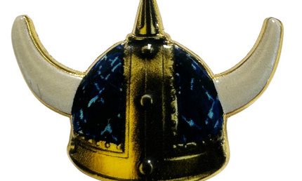 Pin: Viking Hat DP Blue