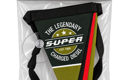 Window Pennant Bunting: Super Legendary Diesel