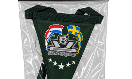Window Pennant Bunting: V8 Swedish Perfection