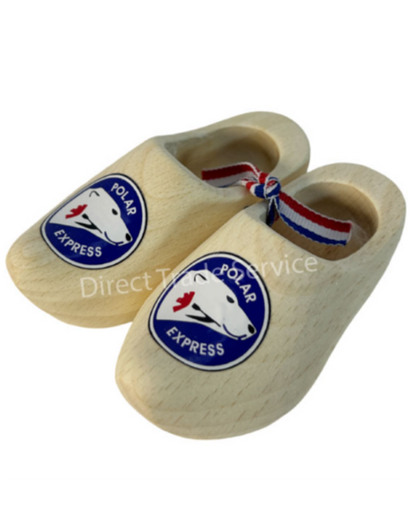 Mini Wooden Clogs: Polar Express