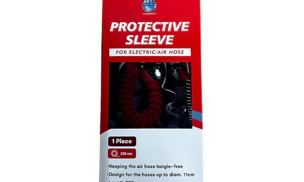 Air Hose Protective Sleeve: Red
