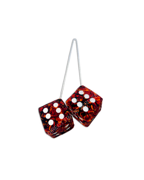 Danish Pluche: Dice Red Small